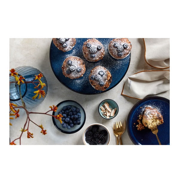 Patera na tort ceramiczna Gastro Dark Blue – Bitz-image-4