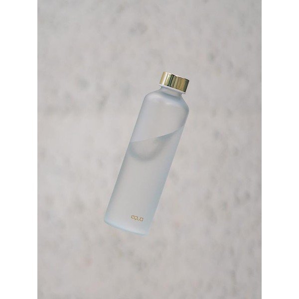 Biała butelka ze szkła borokszemowego Equa Mismatch Ash, 750 ml-image-1