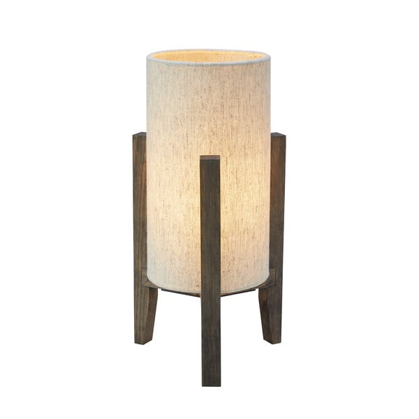 Beżowa lampa stołowa z tekstylnym kloszem (wysokość 33,5 cm) Eruca – Markslöjd