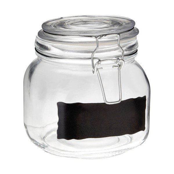 Szklany słoik z etykietą kredową Premier Housewares, 900 ml-image-1