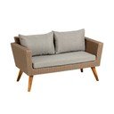 Sofa ogrodowa z konstrukcją z drewna akacji Kave Home Sumie