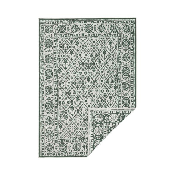 Szaro-zielony dywan dwustronny Bougari Curacao, 200x290 cm-image-1