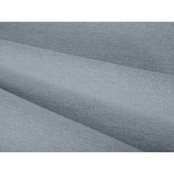 Jasnoniebieskie tapicerowane łóżko dwuosobowe ze schowkiem i stelażem 140x200 cm Casey – Mazzini Beds-image-1