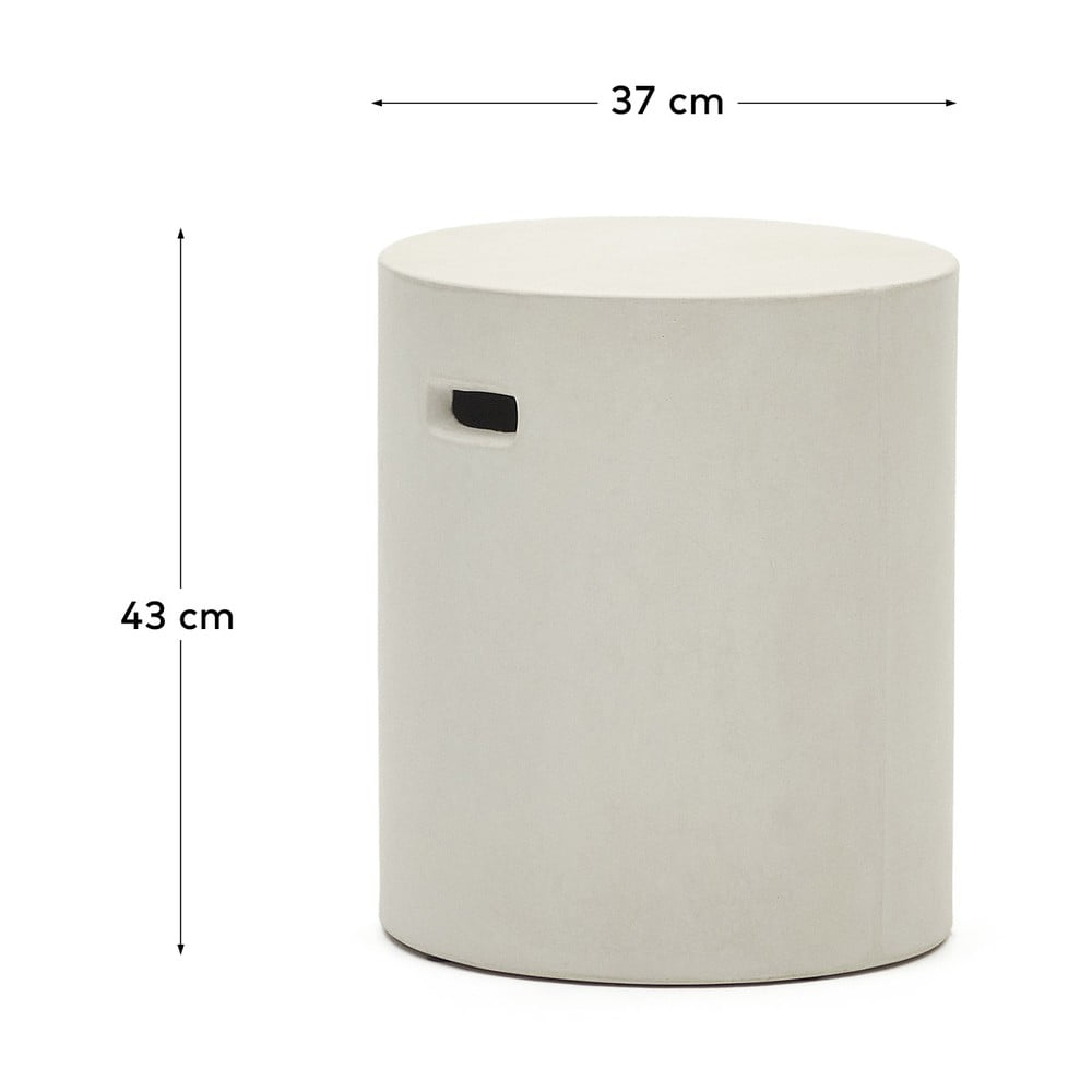 Okrągły betonowy podnóżek ogrodowy ø 37 cm Aiguablava – Kave Home (zdjęcie 6)
