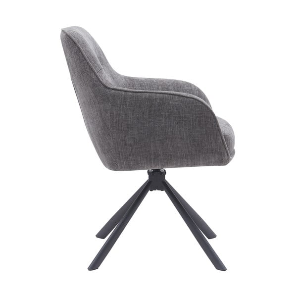 Szare tapicerowane fotele jadalniane zestaw 2 szt. Avola – Unique Furniture-image-2