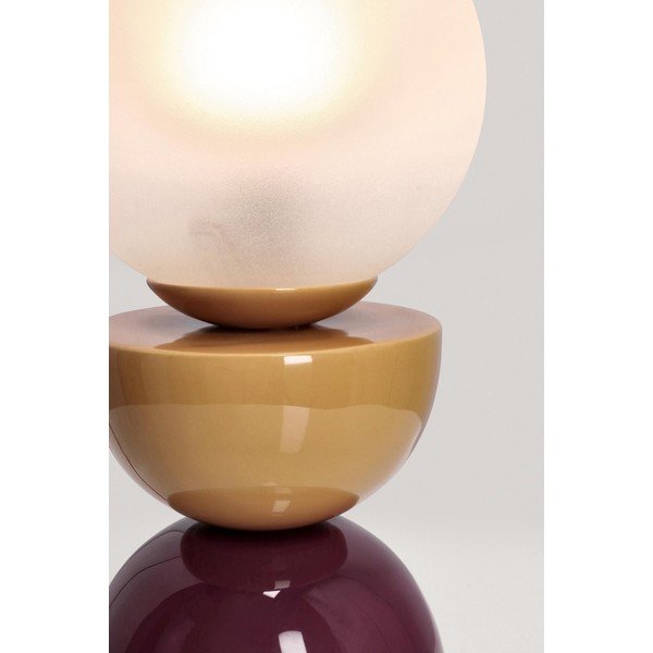 Metalowa lampa stołowa ze szklanym kloszem (wysokość 33 cm) Malton – Bizzotto-image-4