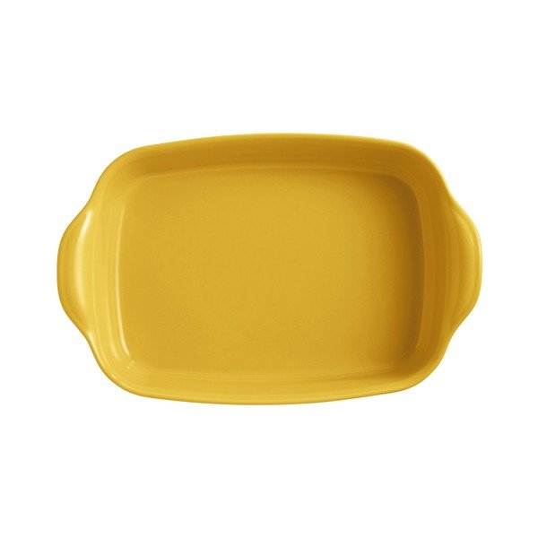 Żółta ceramiczna prostokątna misa do zapiekania Emile Henry, 36x23 cm-image-2