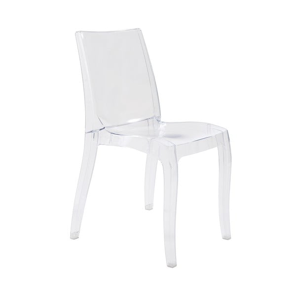 Białe krzesło sztaplowane Evergreen House Alama