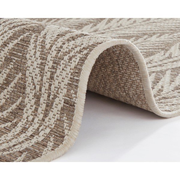 Brązowobeżowy dywan odpowiedni na zewnątrz NORTHRUGS Pella, 200x290 cm-image-3