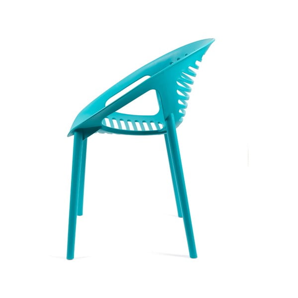 Turkusowe plastikowe krzesło ogrodowe Joanna – Bonami Selection-image-2