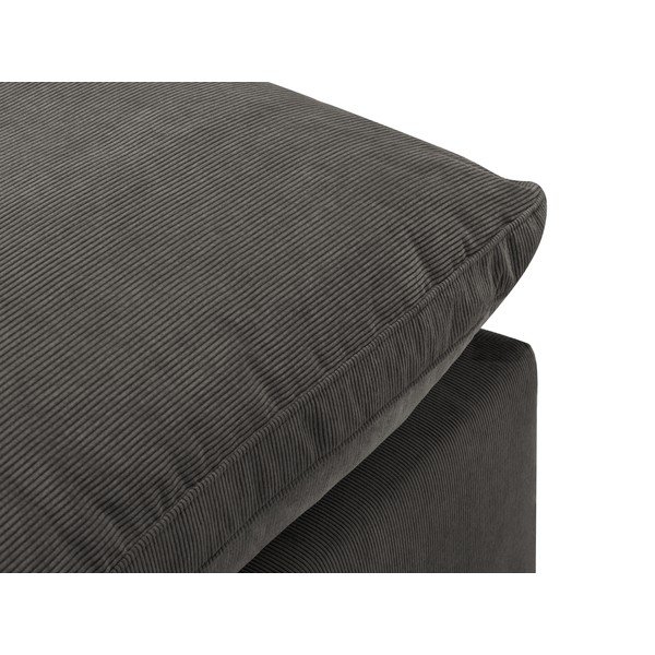 Ciemnobrązowa środkowa część sztruksowej sofy modułowej Windsor & Co Sofas Galaxy-image-4