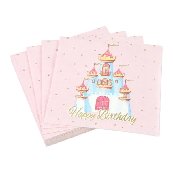 Serwetki zestaw 20 szt. 33x33 cm Princess Horse – Homéa