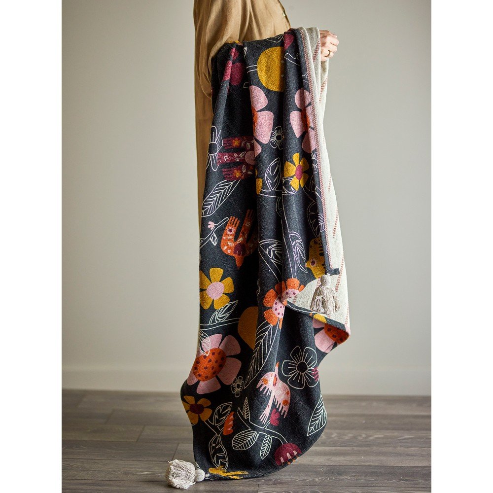 Koc 130x160 cm Vivielle – Bloomingville (zdjęcie 5)