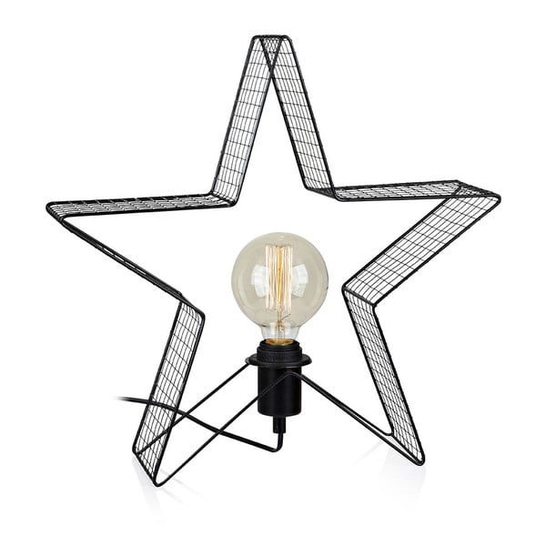Dekoracja świecąca LED Markslöjd Holber Star Black