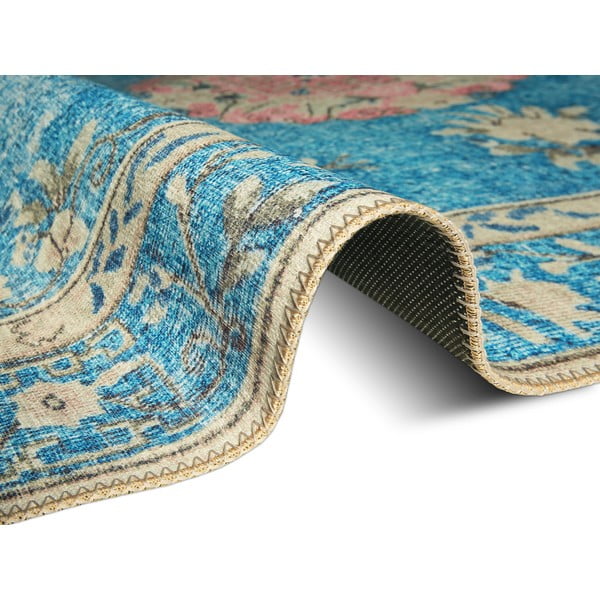 Niebieski dywan 150x80 cm – Ragami-image-3