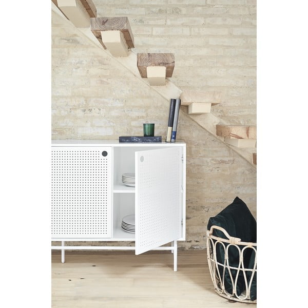 Biała komoda Teulat Punto, szer. 150 cm-image-2