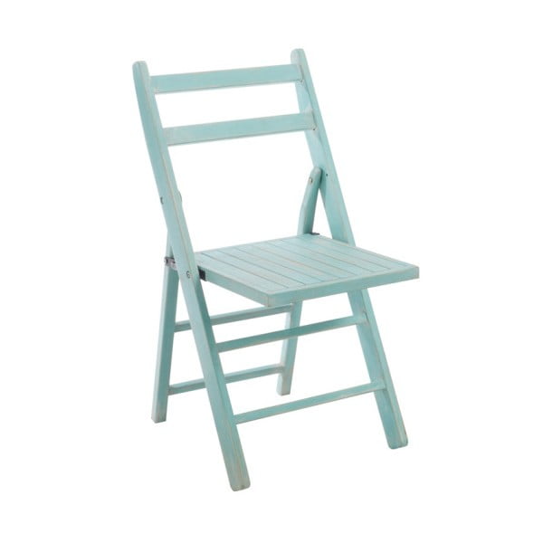 Niebieske krzesło składane J-Line Azure