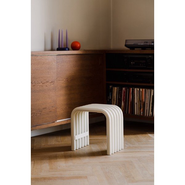 Beżowe metalowe krzesło ogrodowe Nokk – noo.ma-image-1