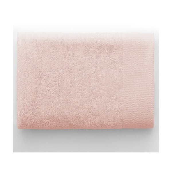 Jasnoróżowy bawełniany ręcznik kąpielowy frotte 70x140 cm Amari – Restilo-image-3