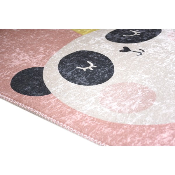 Jasnoróżowy dywan dziecięcy odpowiedni do prania 100x160 cm Royalty Mascot – Vitaus-image-2