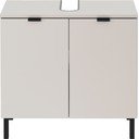 Kremowa szafka pod umywalkę 60x56 cm Arcena – Germania