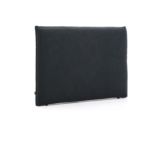 Antracytowy tapicerowany zagłówek 180x118 cm Jaira – Kave Home