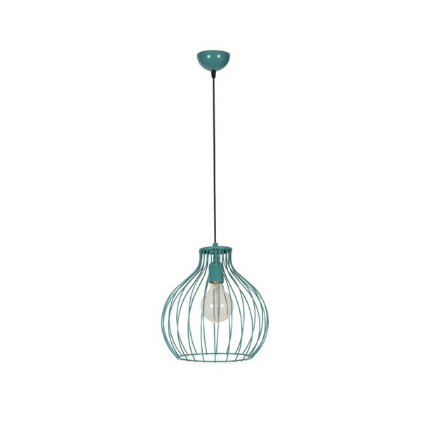Niebieska lampa wisząca Wire Annan-image-3