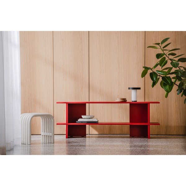 Czerwony metalowy regał 160x57x37 cm Hes – noo.ma-image-4