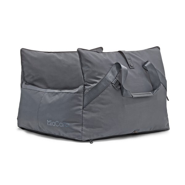 Ciemnoszara torba transportowa dla psów 50x50 cm Viaggio Asphalt – MiaCara