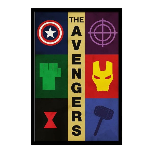Plakat Avengers, 35x30 cm