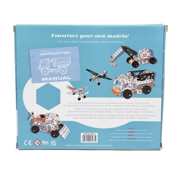 Dziecięcy zestaw do budowy autka Rex London 5w1-image-2