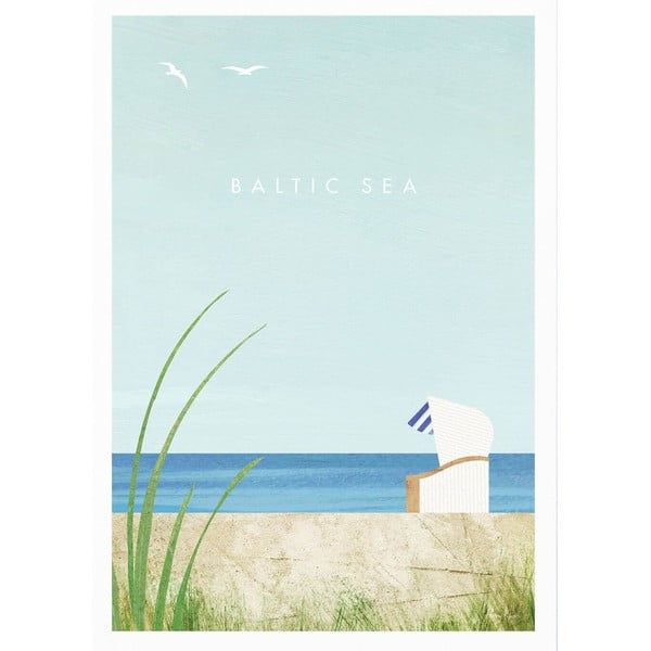 Plakat 50x70 cm Baltic Sea – Travelposter