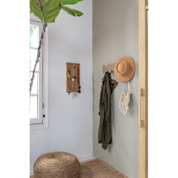 Metalowy wieszak ścienny w naturalnym kolorze 24 cm Parco – Spinder Design-image-3