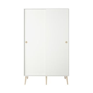 Biała szafa z drzwiami przesuwnymi 113x190 cm Softline – Tvilum