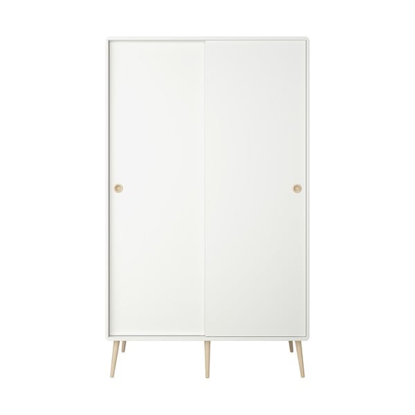 Biała szafa z drzwiami przesuwnymi 113x190 cm Softline – Tvilum