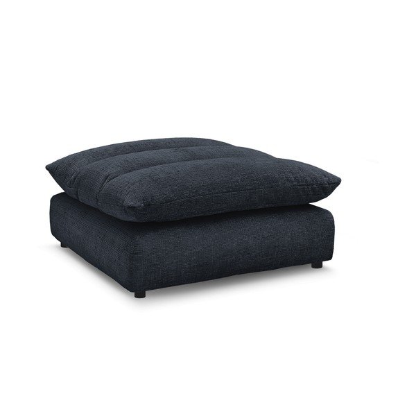 Ciemnoniebieski podnóżek z tkaniny szenilowej Neil – Bobochic Paris