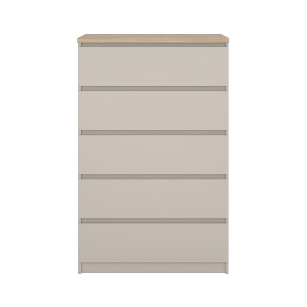 Kremowa komoda 77x121x50 cm Naia – Tvilum-image-2