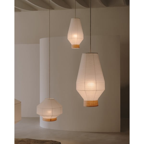 Biały abażur ø 30 cm Hila – Kave Home-image-2