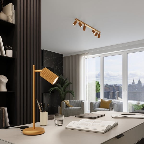 Lampa punktowa w kolorze złota 6,5x81 cm Gleam – Sollux-image-4