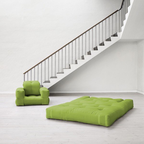 Sofa rozkładana Karup Hippo Lime-image-1