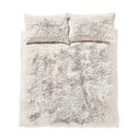 Biała pościel dwuosobowa z mikropluszu 200x200 cm Cuddly – Catherine Lansfield
