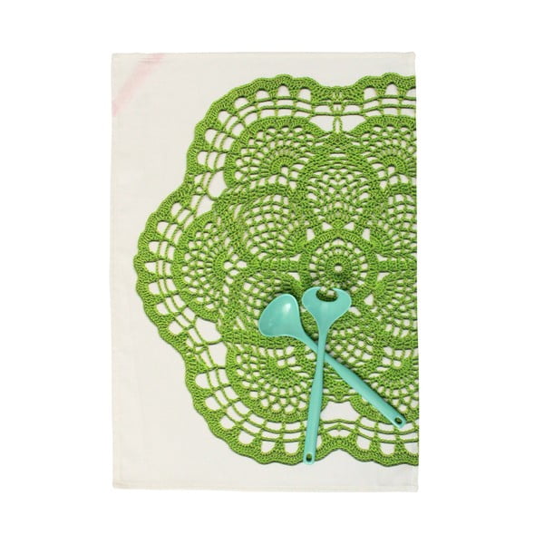 Zestaw 2 bawełnianych ścierek Happy Friday Doily, 70x50 cm-image-4