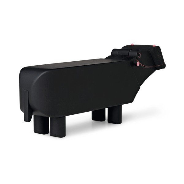 Figurka z litego drewna bukowego Kay Bojesen Denmark Hippo-image-2