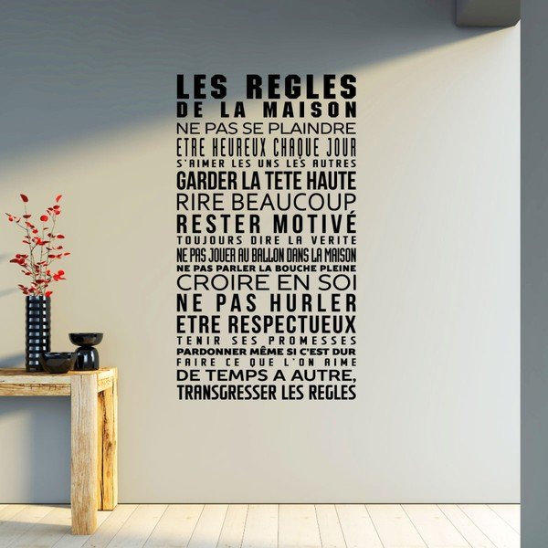 Naklejka Ambiance French Text-image-1