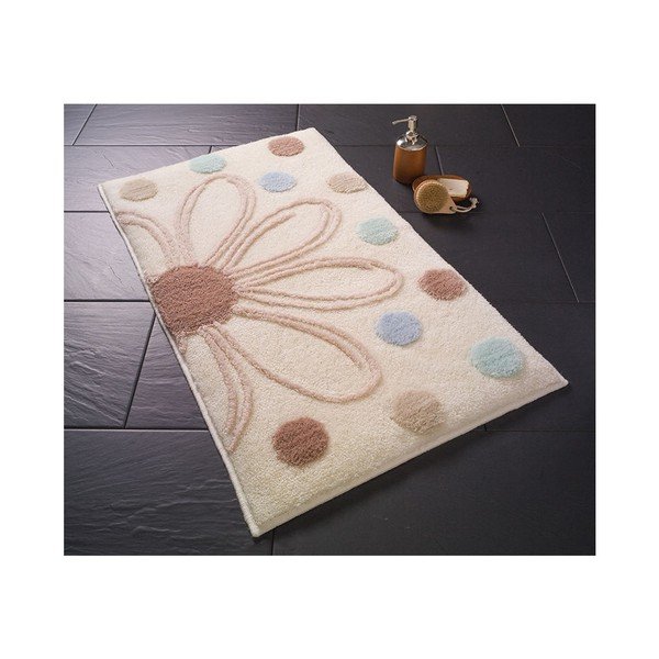 Jasnobeżowy dywanik łazienkowy Confetti Bathmats, 50x60 cm-image-1