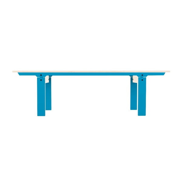 Niebieska ławka rform Slim 04, dł. 165 cm