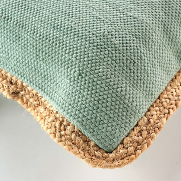 Poduszka dekoracyjna z mieszanki juty 45x45 cm Akina – douceur d'intérieur-image-1