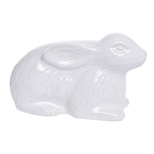 Biały zajączek ceramiczny Ewax Fuzzy Rabbit