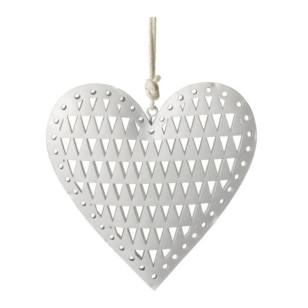 Dekoracja wisząca Parlane Heart Triangle, 12 cm