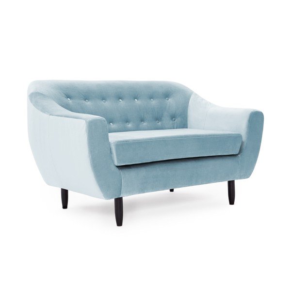 Jasnoniebieska sofa 2-osobowa Vivonita Laurel-image-3